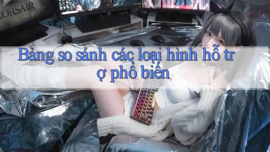 Bảng so sánh các loại hình hỗ trợ phổ biến Bảng so sánh các loại hình hỗ trợ phổ biến