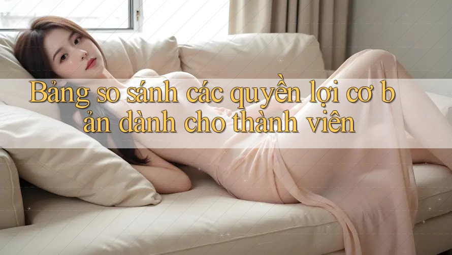 Bảng so sánh các quyền lợi cơ bản dành cho thành viên Bảng so sánh các quyền lợi cơ bản dành cho thành viên