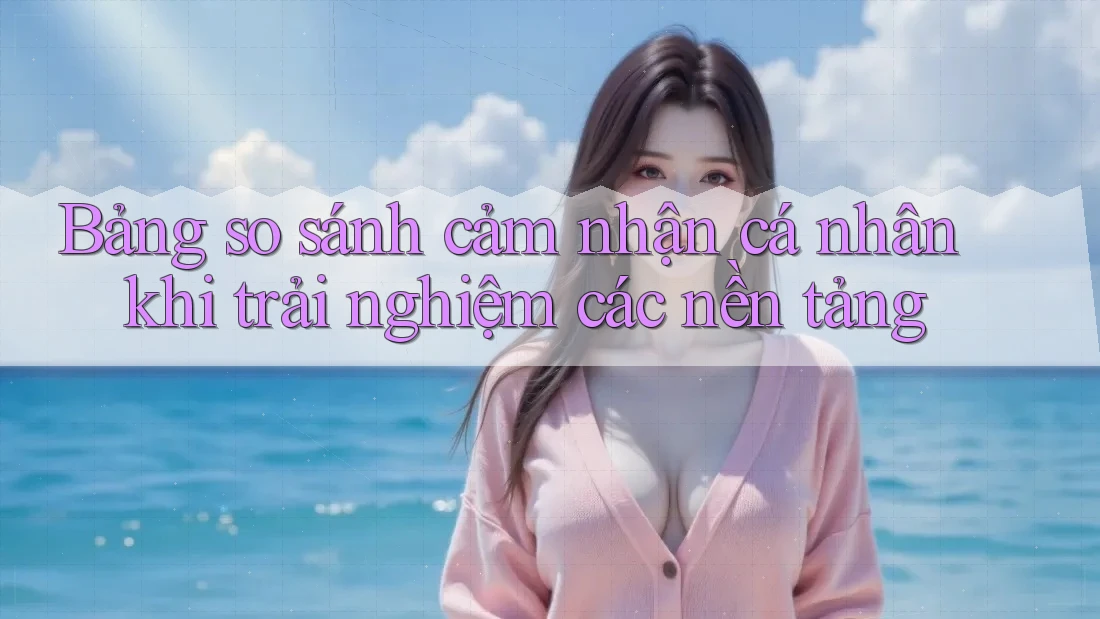 Bảng so sánh cảm nhận cá nhân khi trải nghiệm các nền tảng Bảng so sánh cảm nhận cá nhân khi trải nghiệm các nền tảng