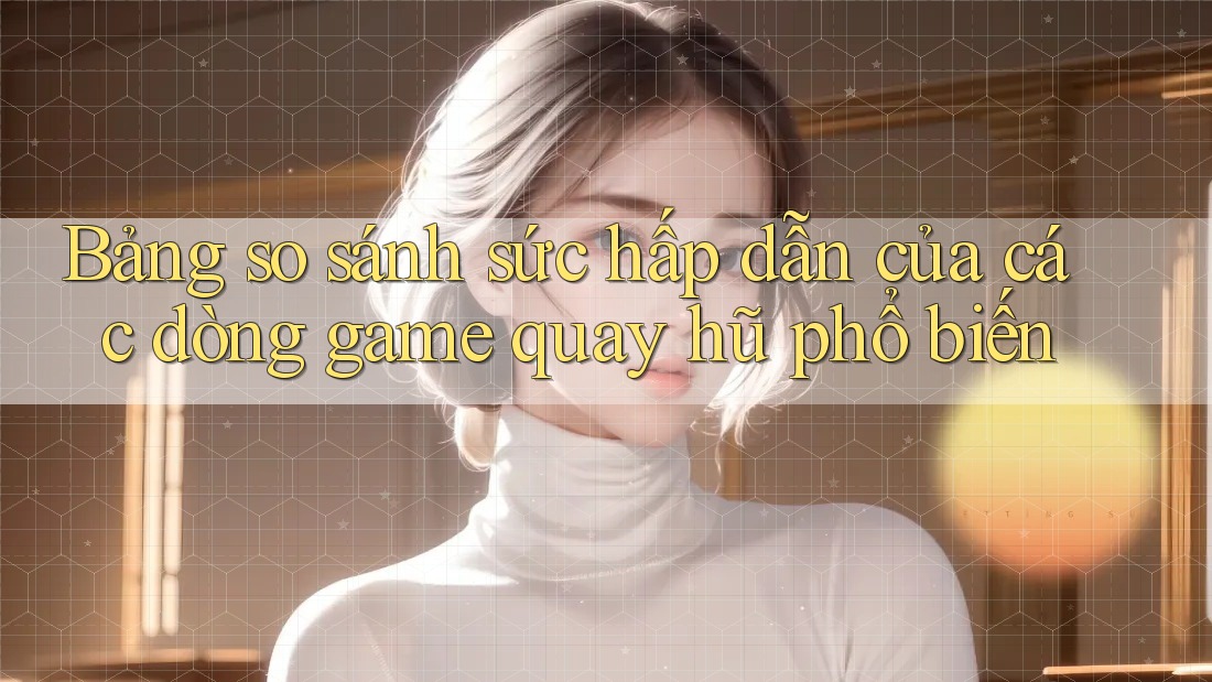 Bảng so sánh sức hấp dẫn của các dòng game quay hũ phổ biến