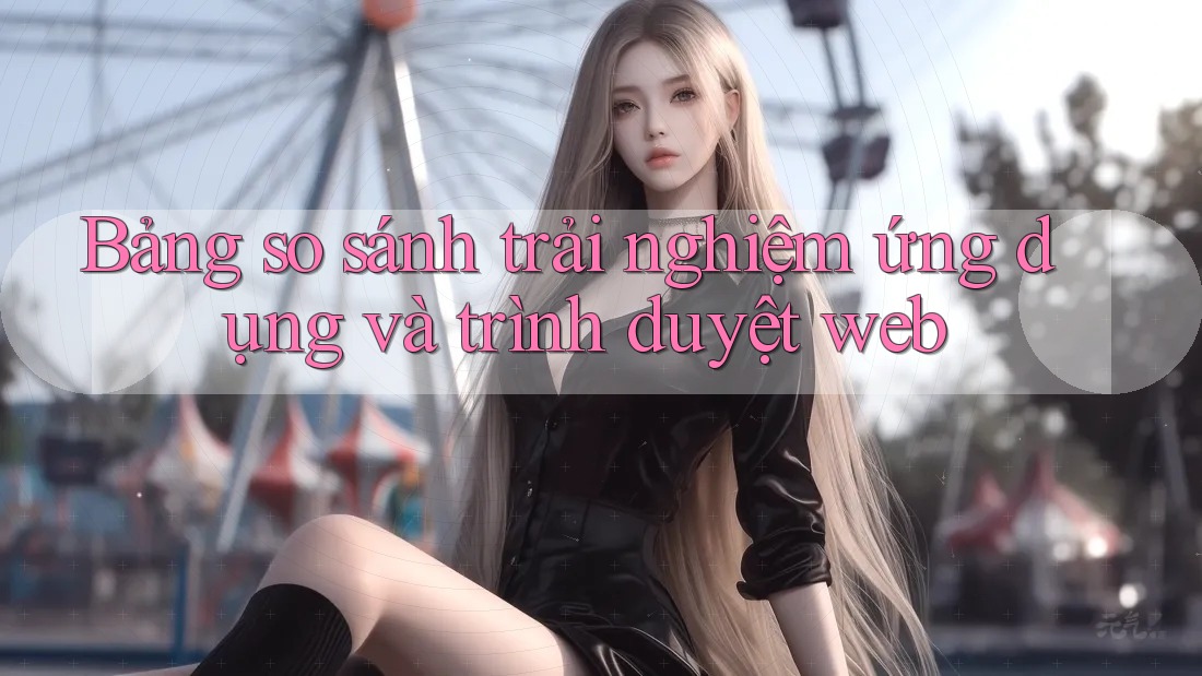 Bảng so sánh trải nghiệm ứng dụng và trình duyệt web