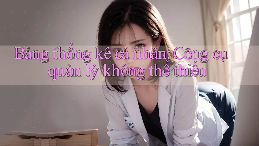 Bảng thống kê cá nhân: Công cụ quản lý không thể thiếu Bảng thống kê cá nhân: Công cụ quản lý không thể thiếu