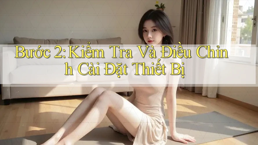 Bước 2: Kiểm Tra Và Điều Chỉnh Cài Đặt Thiết Bị