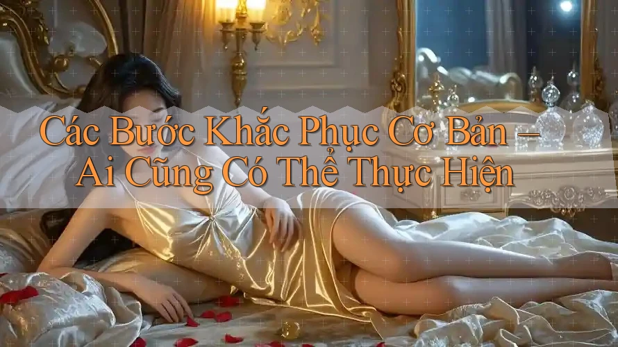Các Bước Khắc Phục Cơ Bản – Ai Cũng Có Thể Thực Hiện