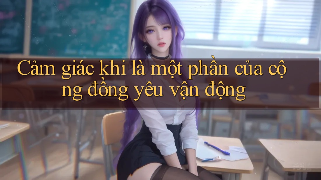 Cảm giác khi là một phần của cộng đồng yêu vận động