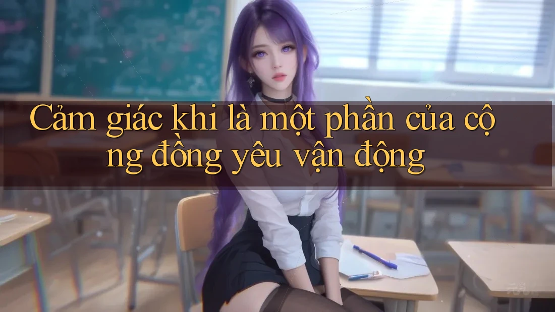 Cảm giác khi là một phần của cộng đồng yêu vận động Cảm giác khi là một phần của cộng đồng yêu vận động