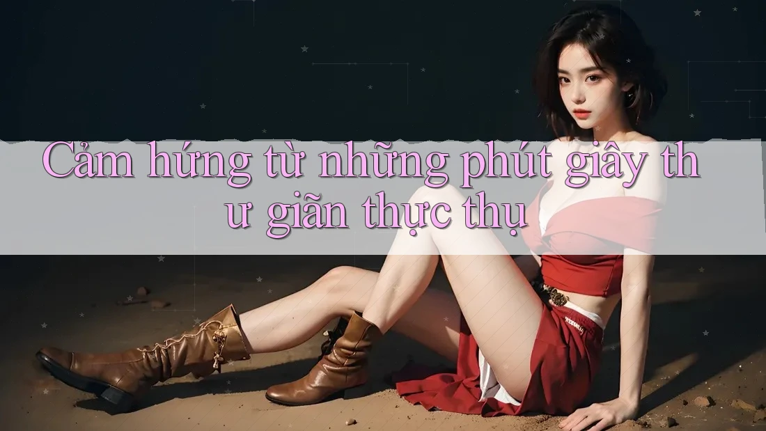 Cảm hứng từ những phút giây thư giãn thực thụ Cảm hứng từ những phút giây thư giãn thực thụ