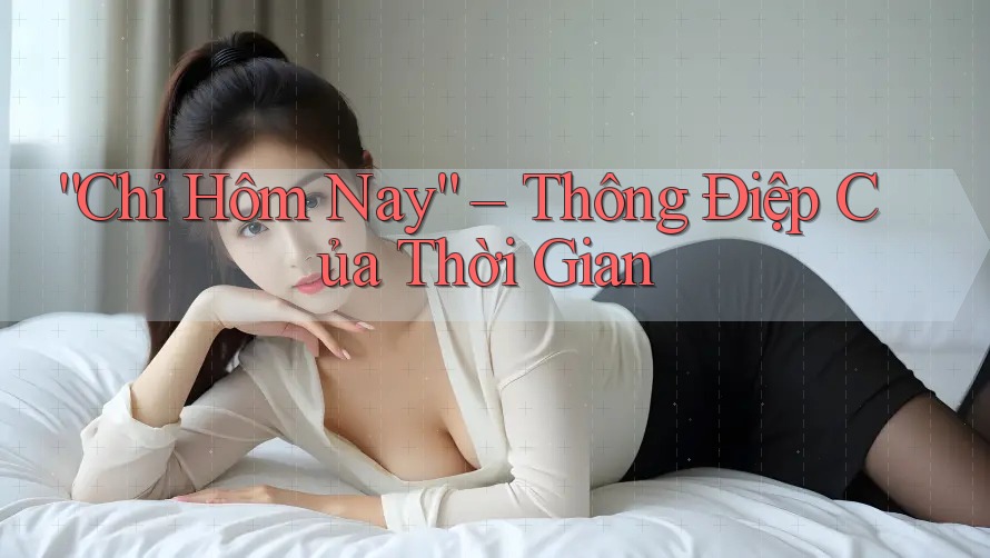 “Chỉ Hôm Nay” - Thông Điệp Của Thời Gian “Chỉ Hôm Nay” - Thông Điệp Của Thời Gian