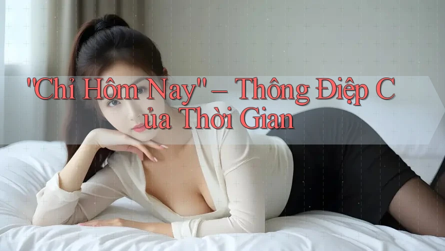 “Chỉ Hôm Nay” - Thông Điệp Của Thời Gian “Chỉ Hôm Nay” - Thông Điệp Của Thời Gian