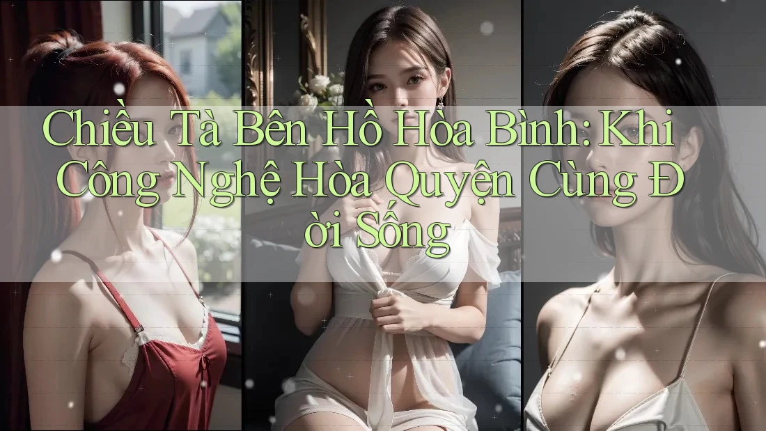 Chiều Tà Bên Hồ Hòa Bình: Khi Công Nghệ Hòa Quyện Cùng Đời Sống