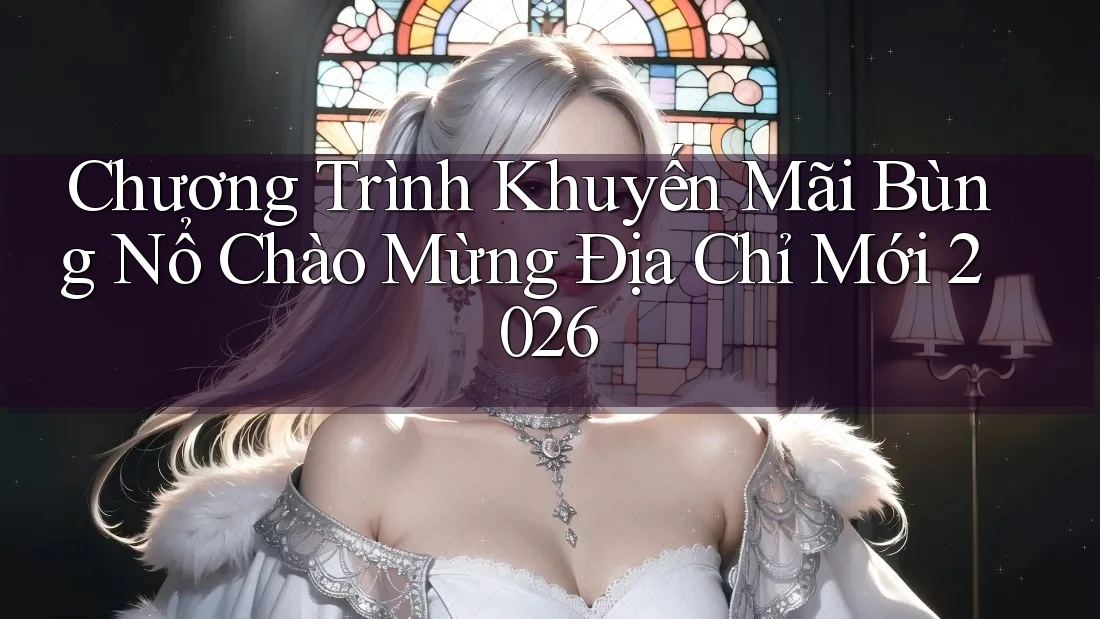 Chương Trình Khuyến Mãi Bùng Nổ Chào Mừng Địa Chỉ Mới 2026 Chương Trình Khuyến Mãi Bùng Nổ Chào Mừng Địa Chỉ Mới 2026