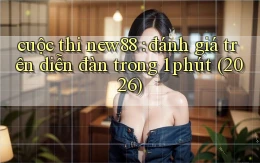 cuộc thi new88 đánh giá trên diễn đàn trong 1 phút (2026)