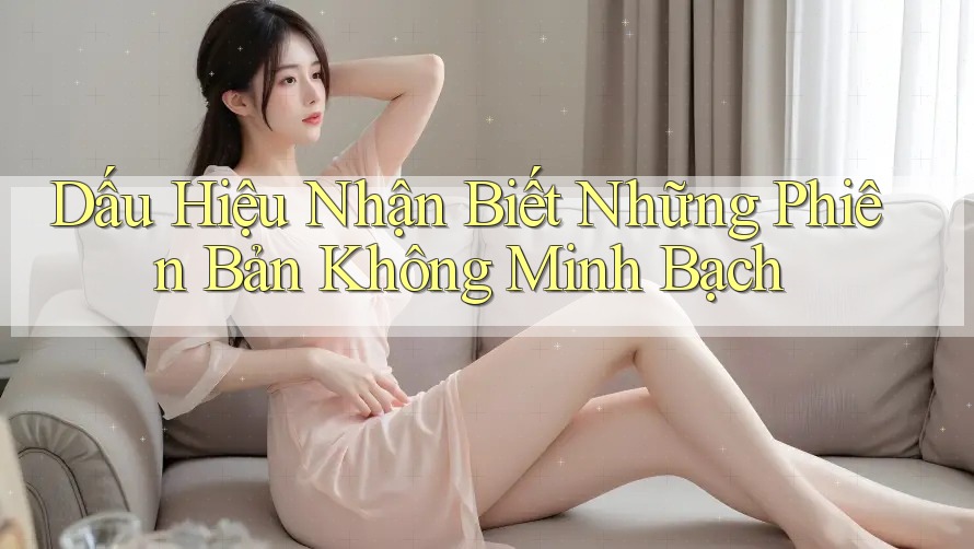 Dấu Hiệu Nhận Biết Những Phiên Bản Không Minh Bạch