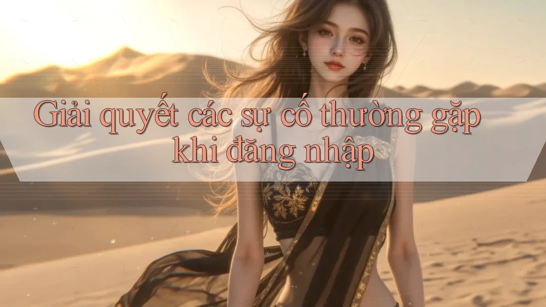 Giải quyết các sự cố thường gặp khi đăng nhập