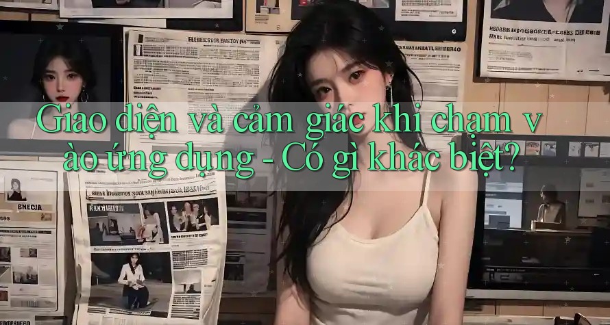 Giao diện và cảm giác khi chạm vào ứng dụng - Có gì khác biệt? Giao diện và cảm giác khi chạm vào ứng dụng - Có gì khác biệt?