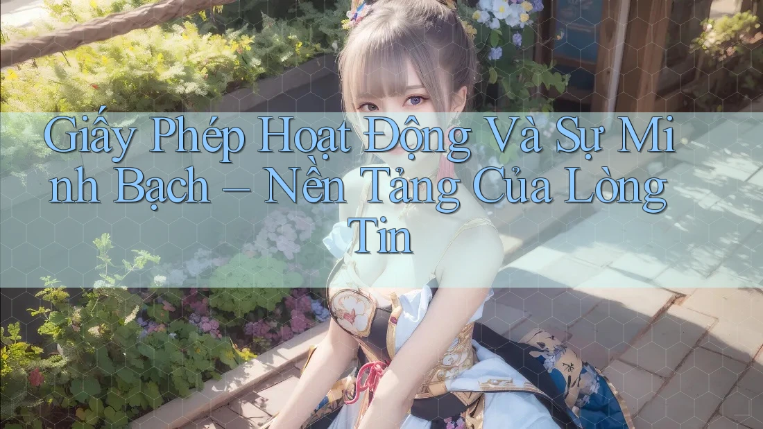 Giấy Phép Hoạt Động Và Sự Minh Bạch – Nền Tảng Của Lòng Tin Giấy Phép Hoạt Động Và Sự Minh Bạch – Nền Tảng Của Lòng Tin