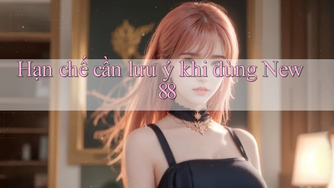Hạn chế cần lưu ý khi dùng new88