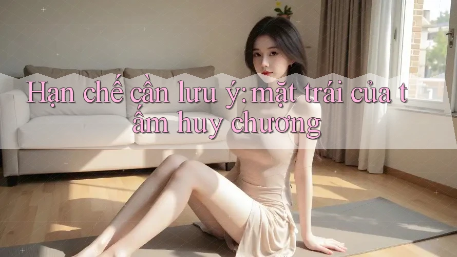 Hạn chế cần lưu ý: mặt trái của tấm huy chương Hạn chế cần lưu ý: mặt trái của tấm huy chương