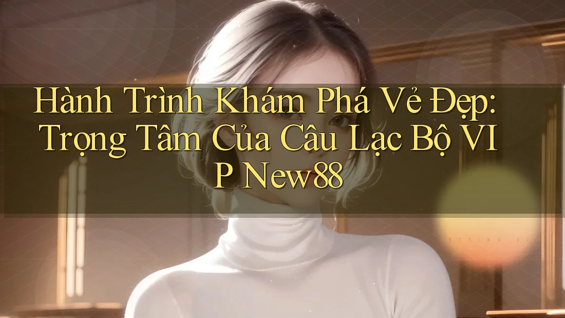 Hành Trình Khám Phá Vẻ Đẹp: Trọng Tâm Của Câu Lạc Bộ VIP New88 Hành Trình Khám Phá Vẻ Đẹp: Trọng Tâm Của Câu Lạc Bộ VIP New88