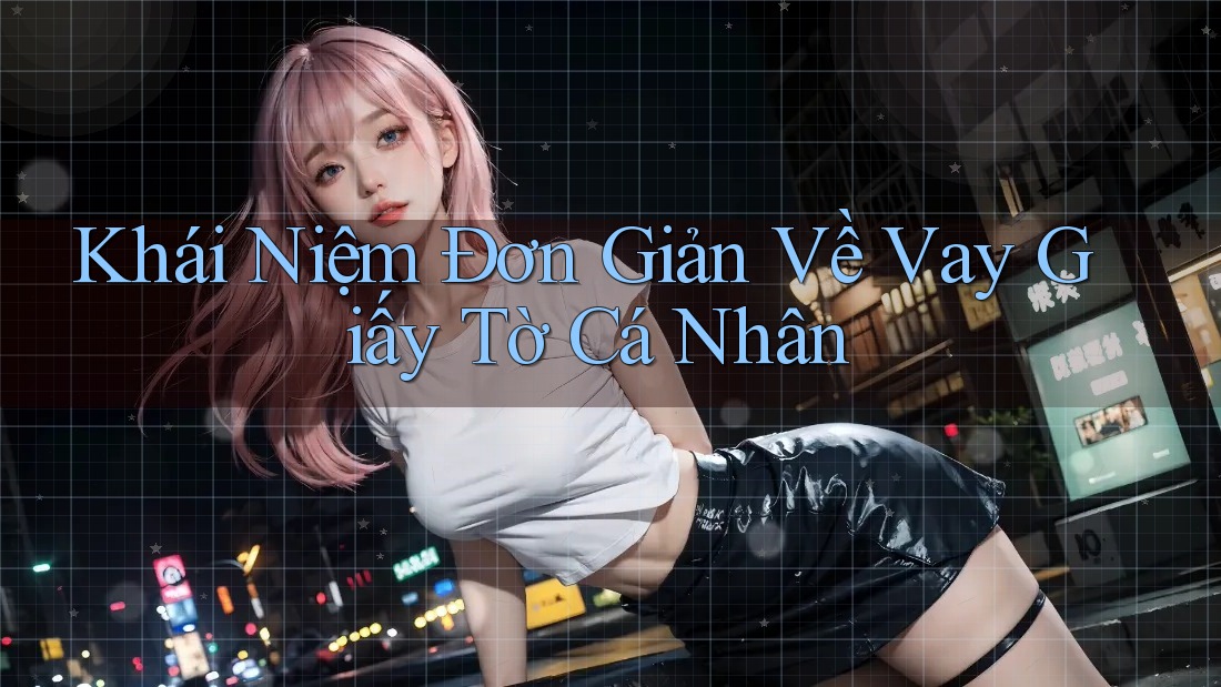 Khái Niệm Đơn Giản Về Vay Giấy Tờ Cá Nhân Khái Niệm Đơn Giản Về Vay Giấy Tờ Cá Nhân