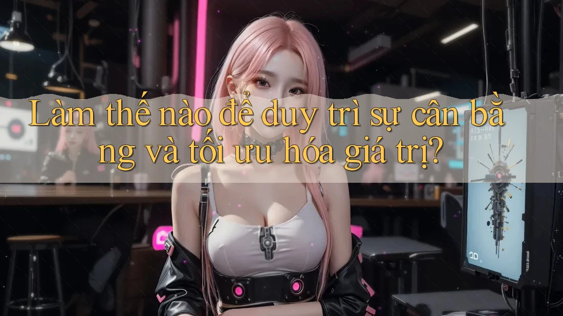 Làm thế nào để duy trì sự cân bằng và tối ưu hóa giá trị? Làm thế nào để duy trì sự cân bằng và tối ưu hóa giá trị?