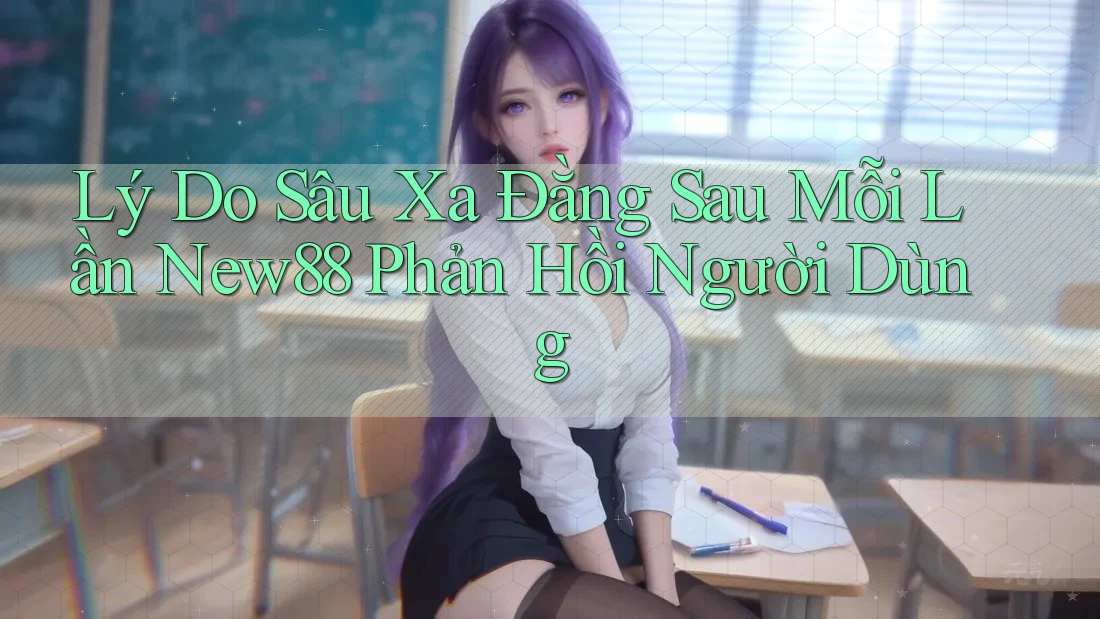 Lý Do Sâu Xa Đằng Sau Mỗi Lần New88 Phản Hồi Người Dùng
