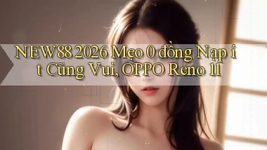 new88 2026 mẹo 0 đồng nạp ít cũng vui, OPPO Reno 11
