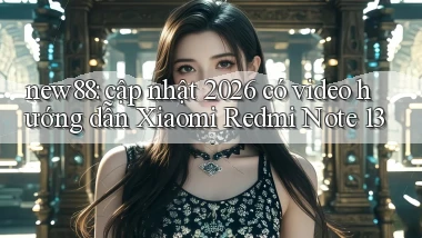 new88 cập nhật 2026 có video hướng dẫn Xiaomi Redmi Note 13