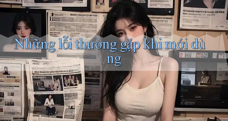Những lỗi thường gặp khi mới dùng Những lỗi thường gặp khi mới dùng