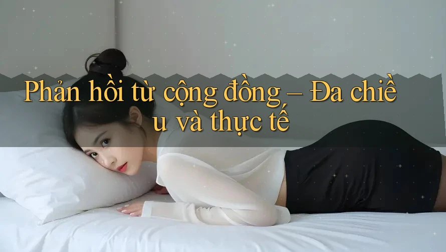 Phản hồi từ cộng đồng - đa chiều và thực tế Phản hồi từ cộng đồng - đa chiều và thực tế