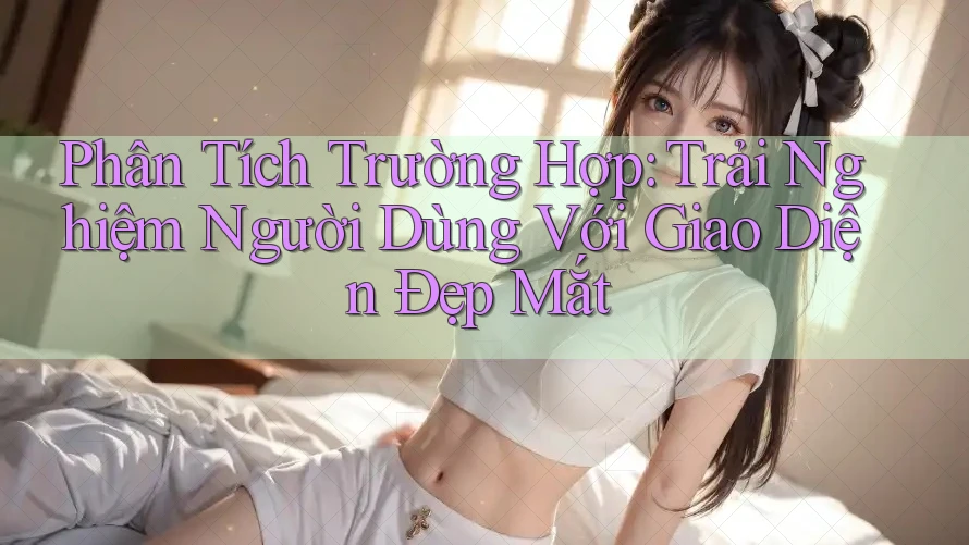 Phân Tích Trường Hợp: Trải Nghiệm Người Dùng Với Giao Diện Đẹp Mắt Phân Tích Trường Hợp: Trải Nghiệm Người Dùng Với Giao Diện Đẹp Mắt