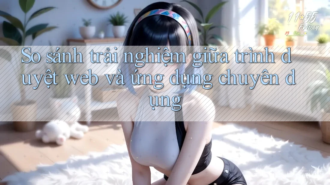 So sánh trải nghiệm giữa trình duyệt web và ứng dụng chuyên dụng So sánh trải nghiệm giữa trình duyệt web và ứng dụng chuyên dụng