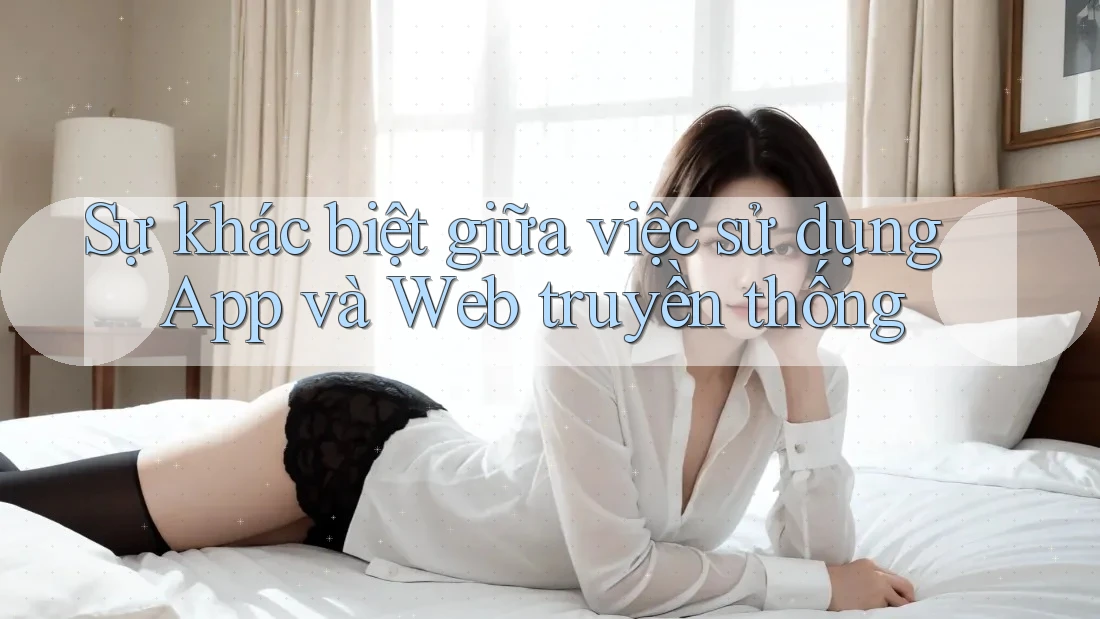 Sự khác biệt giữa việc sử dụng App và Web truyền thống