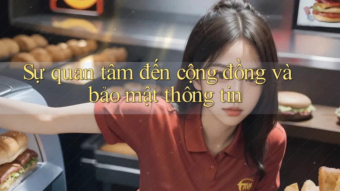 Sự quan tâm đến cộng đồng và bảo mật thông tin