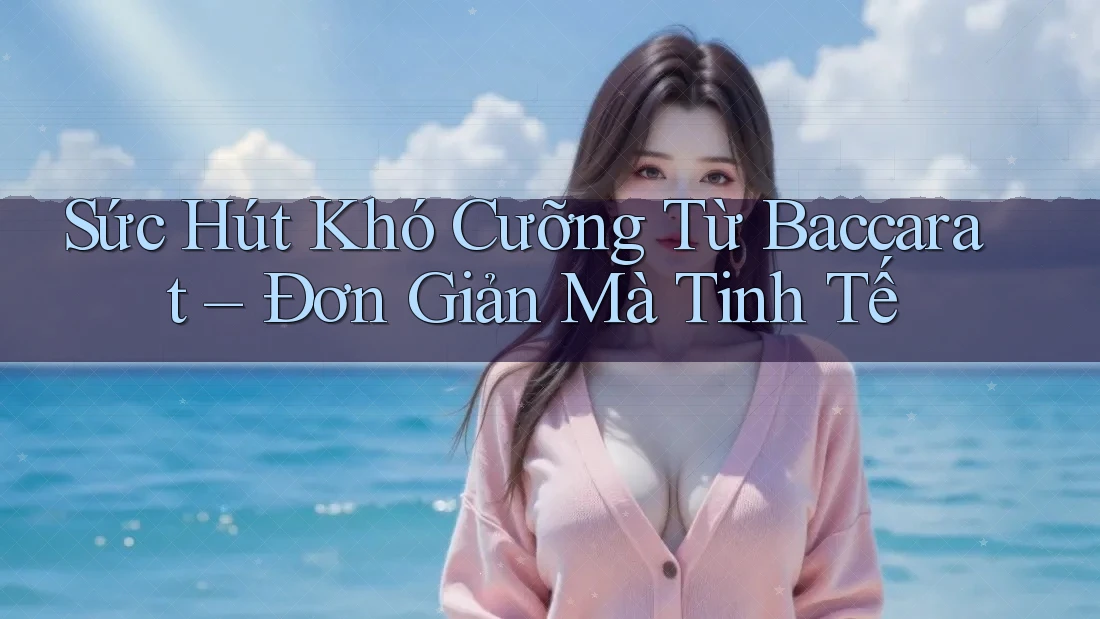 Sức Hút Khó Cưỡng Từ Baccarat – Đơn Giản Mà Tinh Tế Sức Hút Khó Cưỡng Từ Baccarat – Đơn Giản Mà Tinh Tế