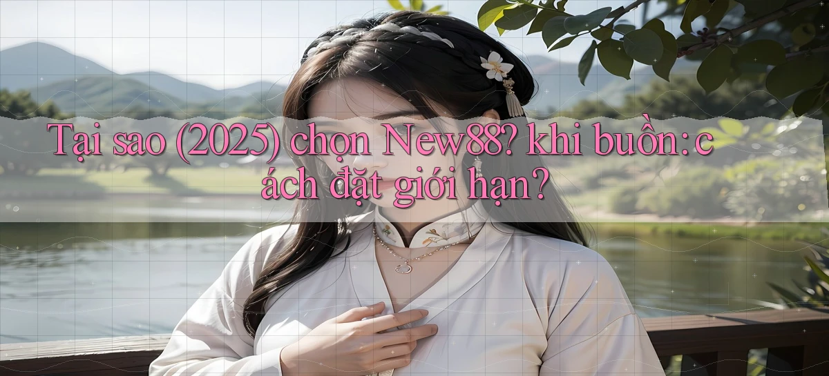 Tại sao (2025) chọn New88 khi buồn cách đặt giới hạn