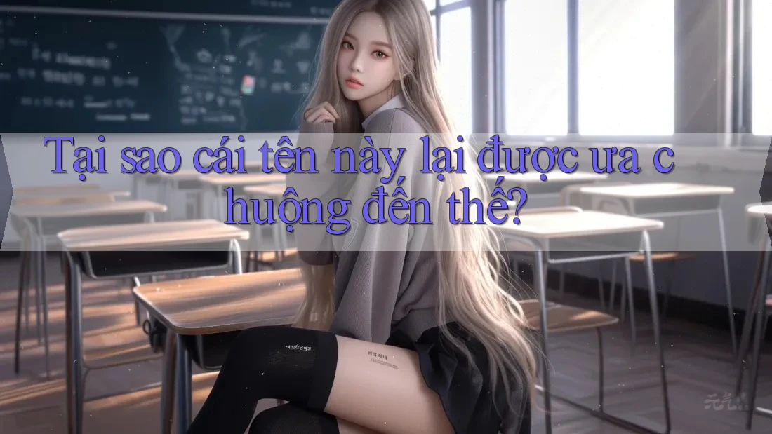 Tại sao cái tên này lại được ưa chuộng đến thế?
