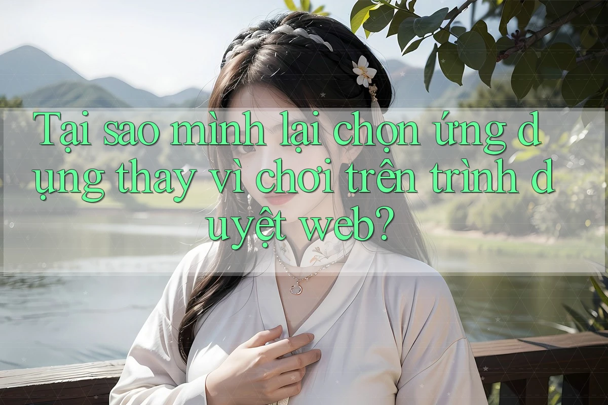 Tại sao mình lại chọn ứng dụng thay vì chơi trên trình duyệt web? Tại sao mình lại chọn ứng dụng thay vì chơi trên trình duyệt web?