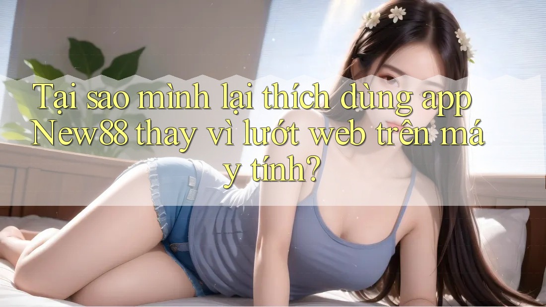 Tại sao mình lại thích dùng app New88 thay vì lướt web trên máy tính?