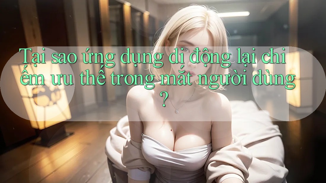 Tại sao ứng dụng di động lại chiếm ưu thế trong mắt người dùng?