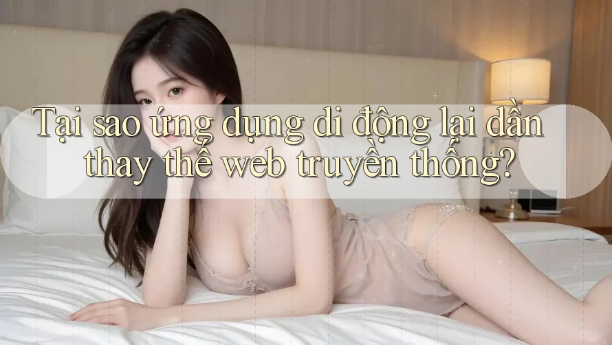 Tại sao ứng dụng di động lại dần thay thế web truyền thống?