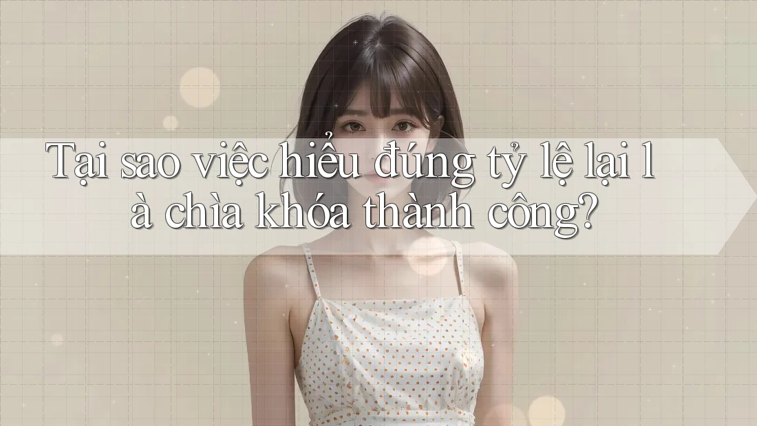 Tại sao việc hiểu đúng tỷ lệ lại là chìa khóa thành công?