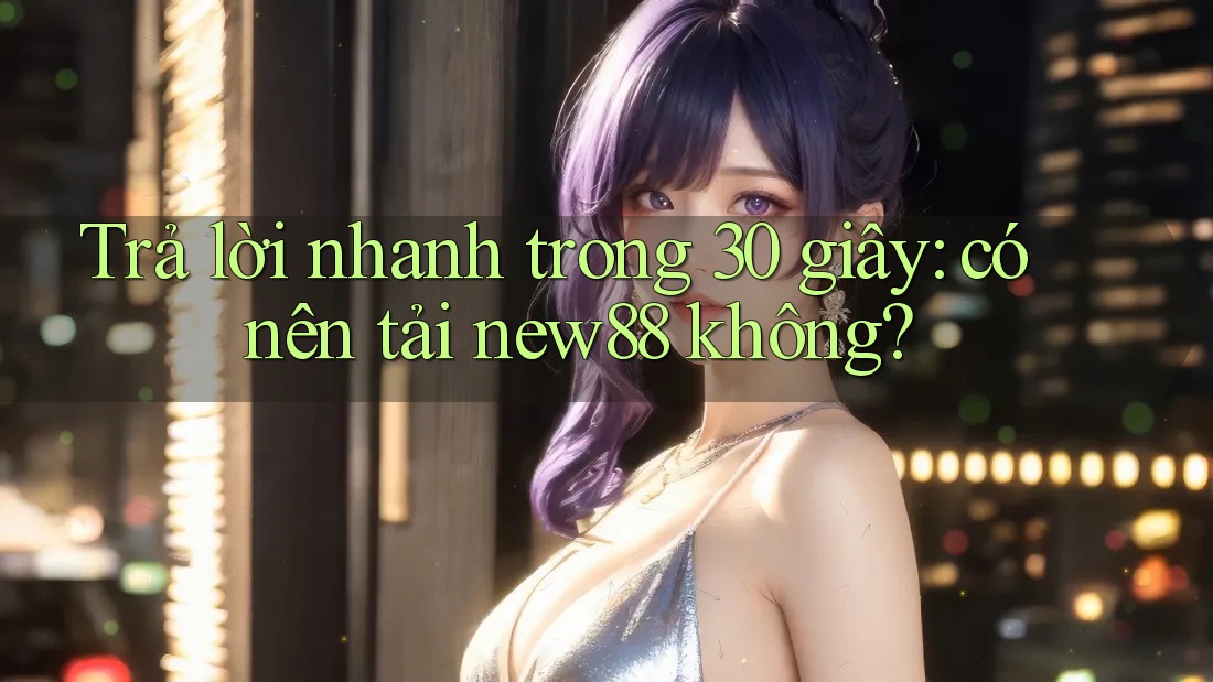 Trả lời nhanh trong 30 giây: có nên tải new88 không?