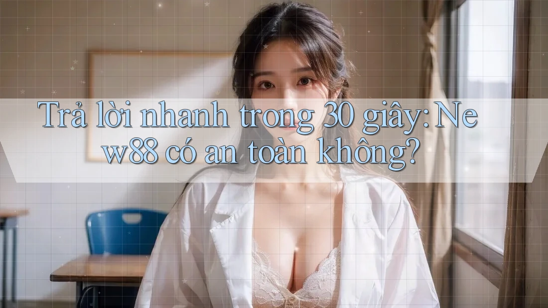 Trả lời nhanh trong 30 giây: new88 có an toàn không?