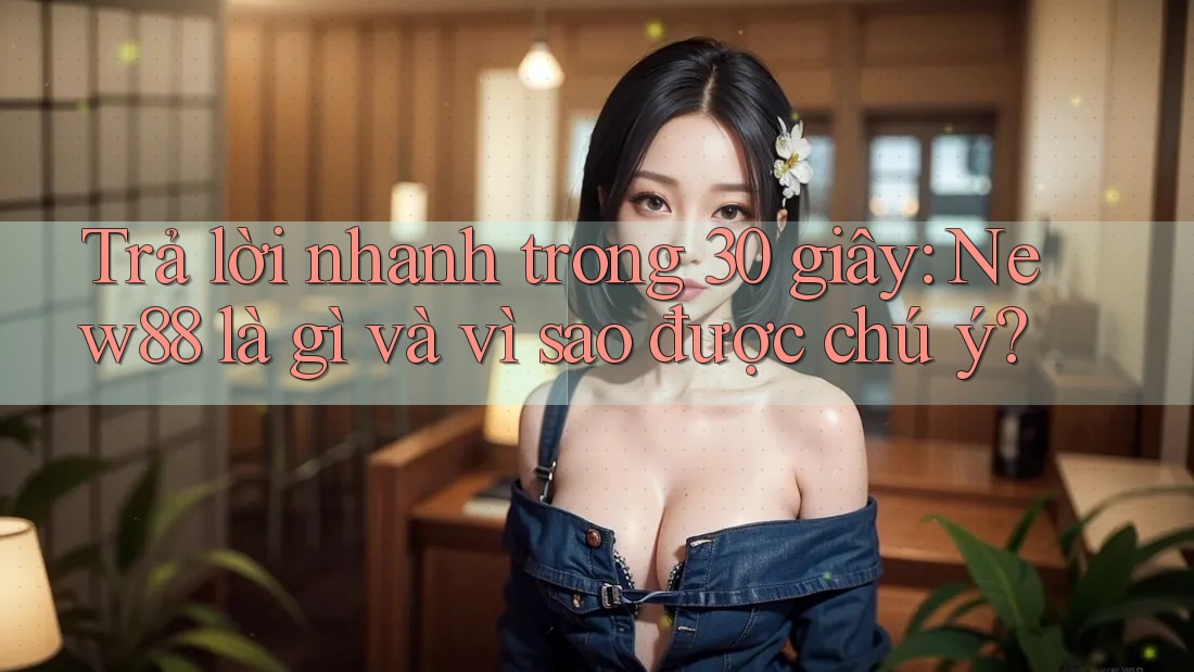 Trả lời nhanh trong 30 giây: New88 là gì và vì sao được chú ý?