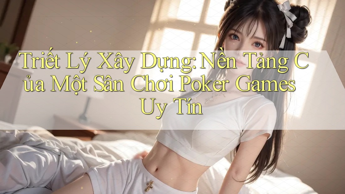 Triết Lý Xây Dựng: Nền Tảng Của Một Sân Chơi Poker Games Uy Tín