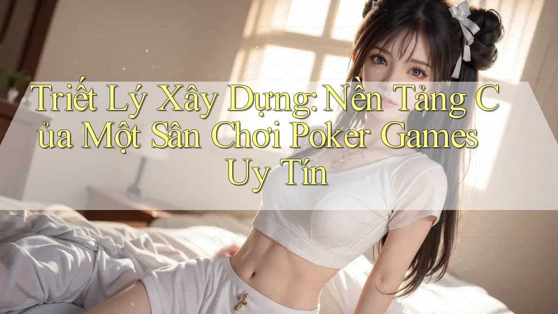 Triết Lý Xây Dựng: Nền Tảng Của Một Sân Chơi Poker Games Uy Tín
