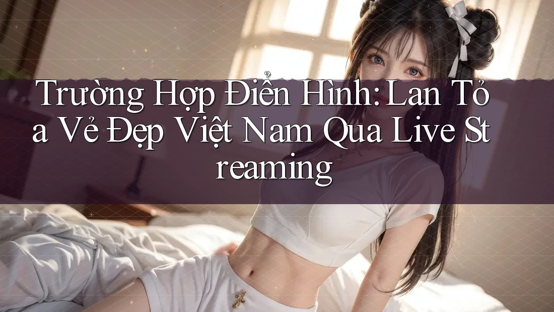Trường Hợp Điển Hình: Lan Tỏa Vẻ Đẹp Việt Nam Qua Live Streaming Trường Hợp Điển Hình: Lan Tỏa Vẻ Đẹp Việt Nam Qua Live Streaming