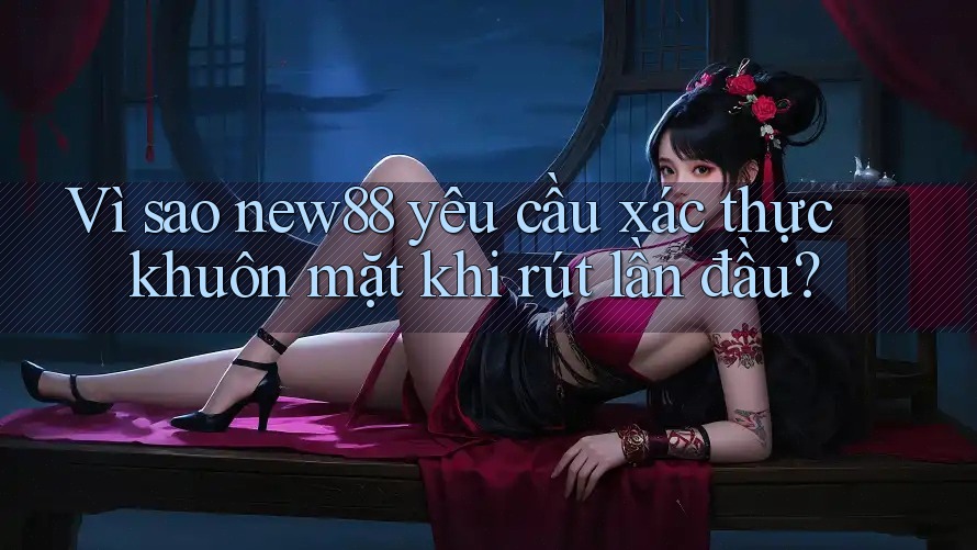 Vì sao new88 yêu cầu xác thực khuôn mặt khi rút lần đầu?